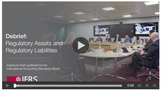 IASB Debrief Regulatory assets and liabilities video preview